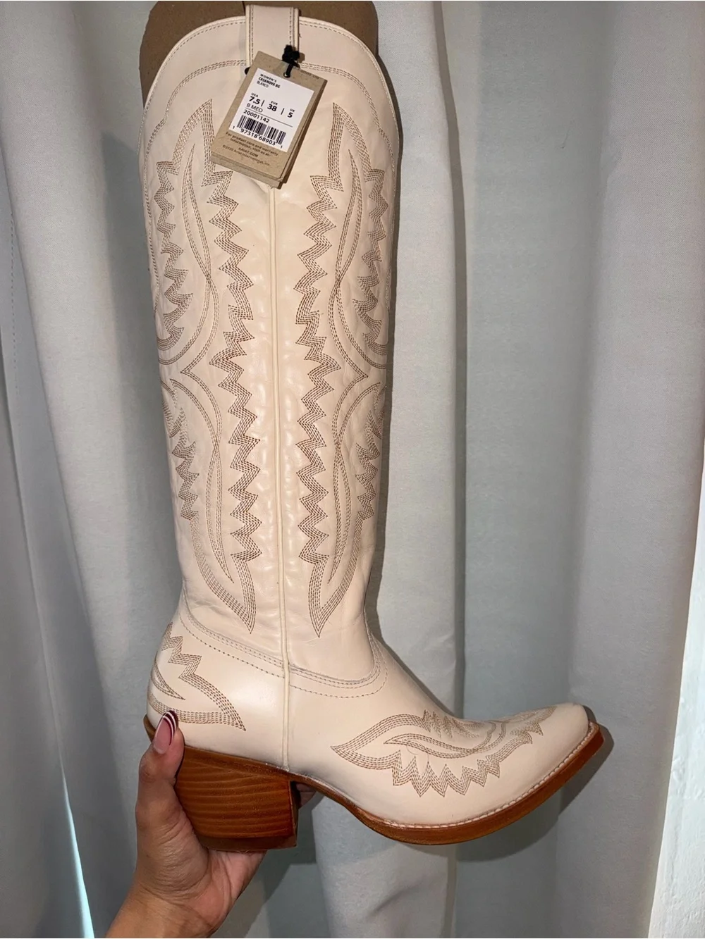 Ariat Cream Leather Western Boot